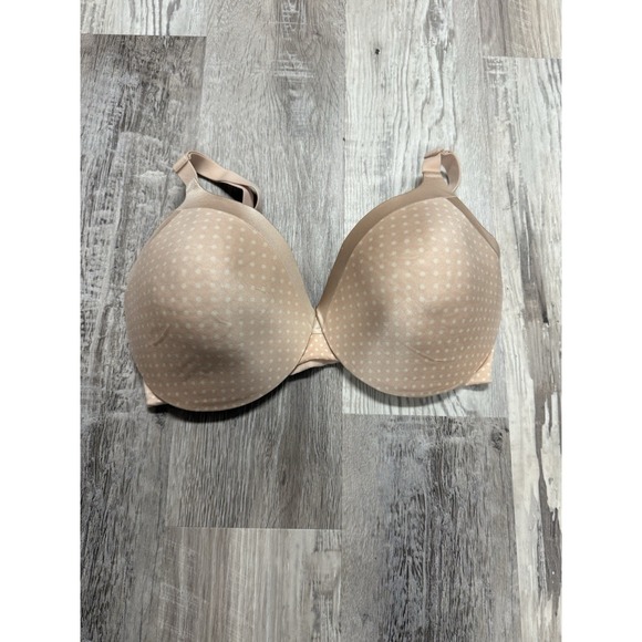 Maidenform Other - Maidenform One Fab Fit Extra Coverage T-Shirt Underwire Polka Dot Lace Bra 36DD